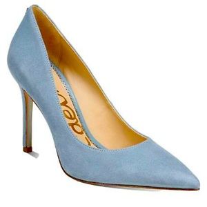 Sam Edelman Hazel Pump Smokey Blue Suede